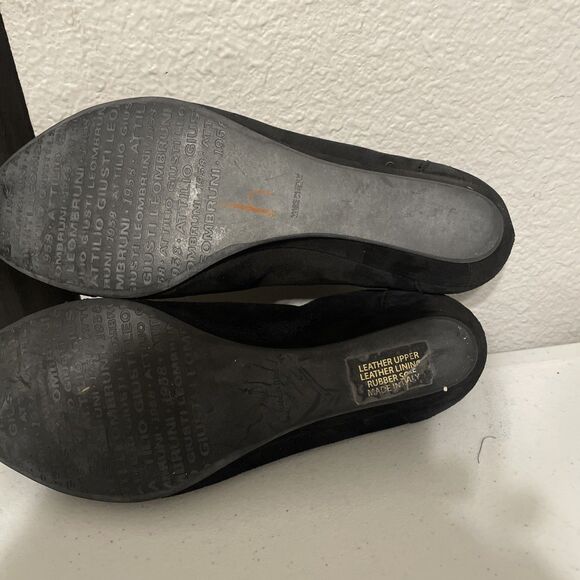 AGL Attilio Giusti Leombruni Ballet Flat Shoes Black/Nero Women’s Sz 6.5 - Picture 11 of 14